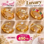 Luxury Non-Fading Open Ring