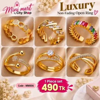 Luxury Non-Fading Open Ring