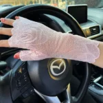 DR658 – Ice-feel lace sun protection gloves (5)