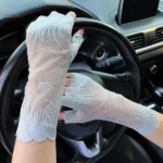 DR658 – Ice-feel lace sun protection gloves (5)